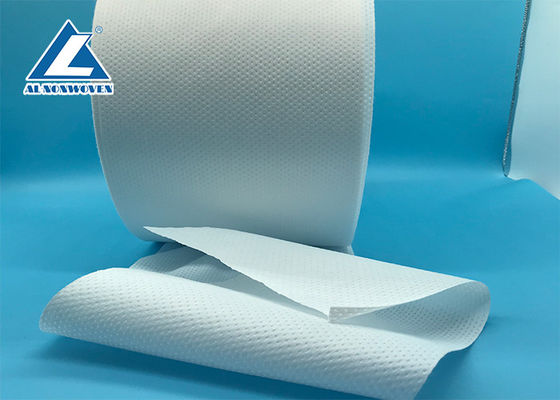 Nonwoven elastico di GSM 100g per il pannolino che fa, prodotto medico non intessuto del materiale del pannolino fornitore